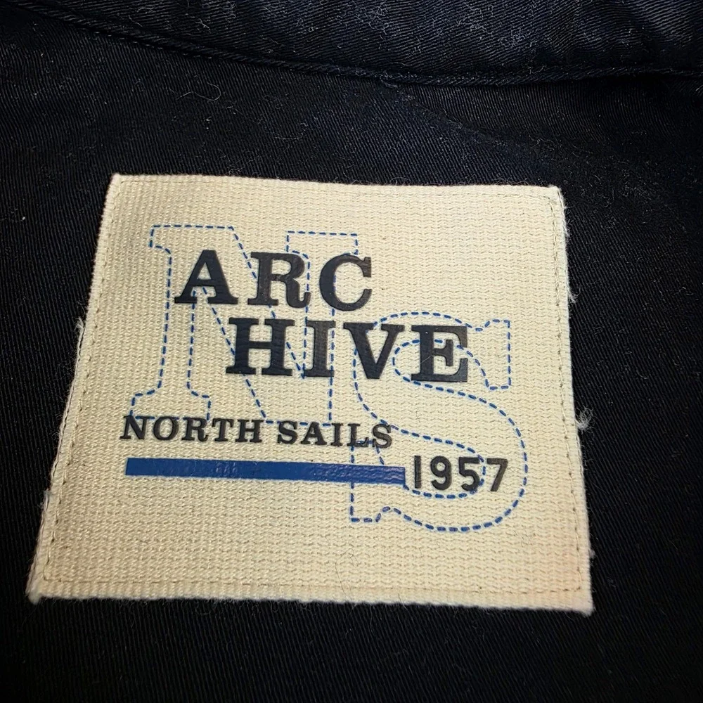 North Sails Archive 1957 Heavy Flannel Overshirt Technical Wool Blend Shacket XS